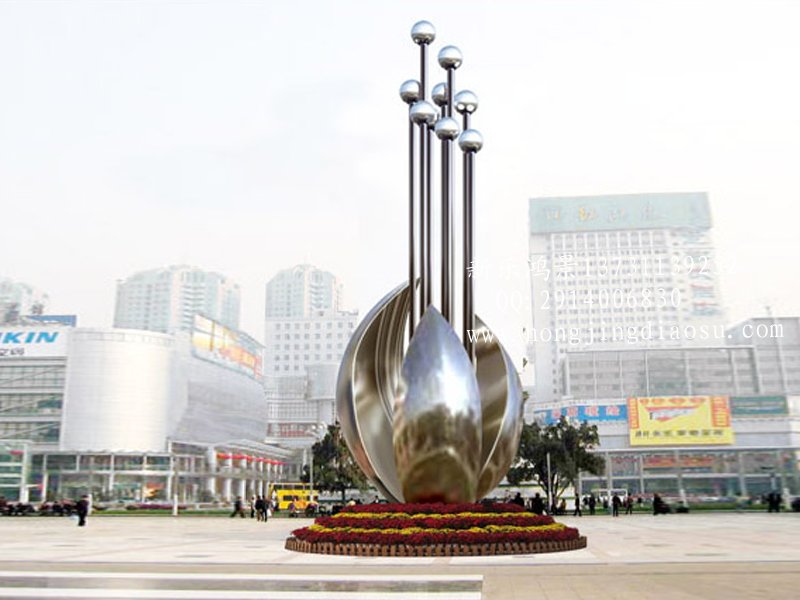 城市不銹鋼雕塑 廣場(chǎng)不銹鋼雕塑 河北不銹鋼雕塑 鴻景不銹鋼雕塑